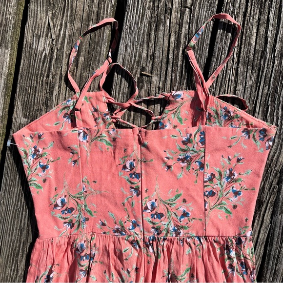 Flynn Skye | Peach Floral Corset Sundress - Picture 6 of 9